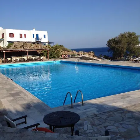 Mykonos Waterfront House Walk To Private بيت للعطل أورنوس