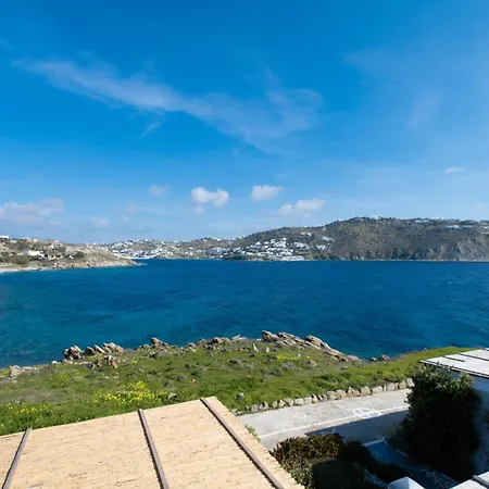 Mykonos Waterfront House Walk To Private بيت للعطل *